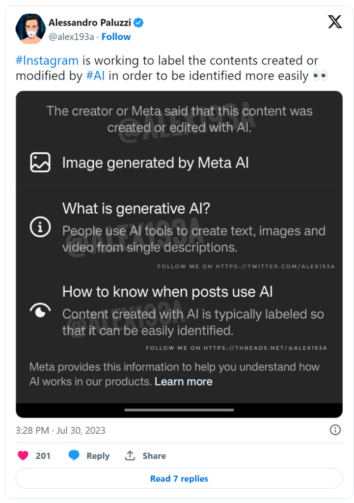 محتواهای تولید شده توسط هوش مصنوعی